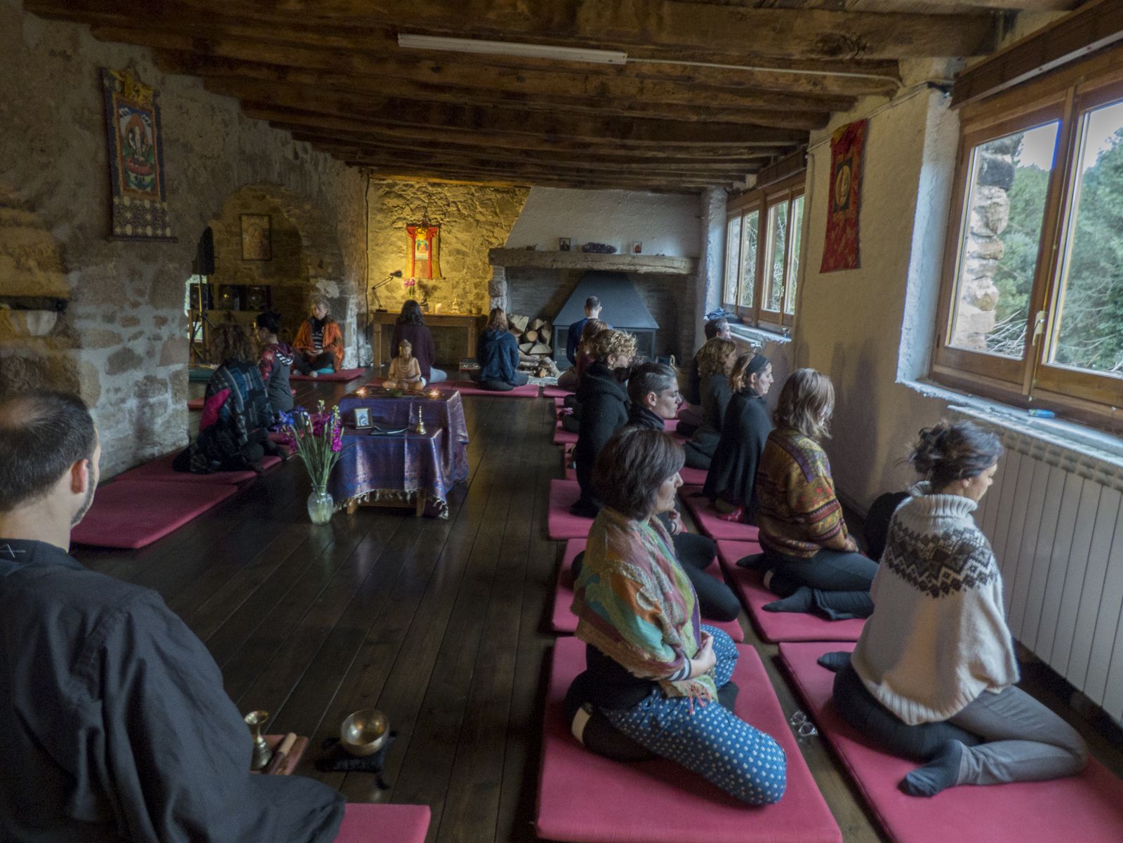 Meditación en grupo